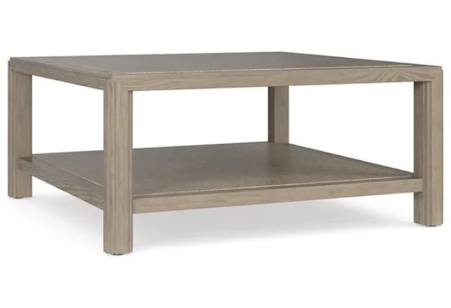 Island House Square Cocktail Table by Bassett at Esprit Decor Home Furnishings